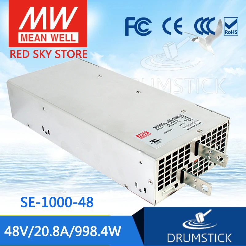 

Steady MEAN WELL SE-1000-48 48V 20.8A meanwell SE-1000 48V 998.4W Single Output Power Supply