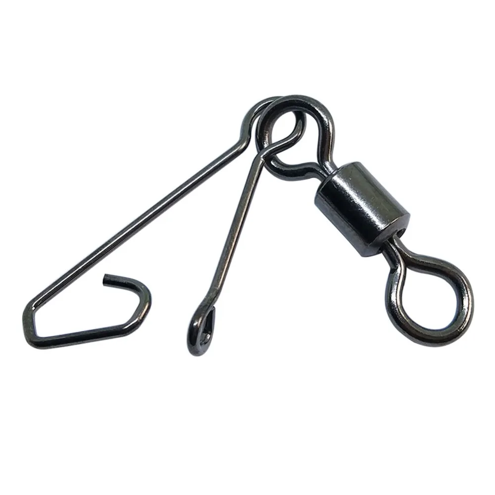 200 шт. рыбалка поворачивается из нержавеющей стали роллинг поворотный