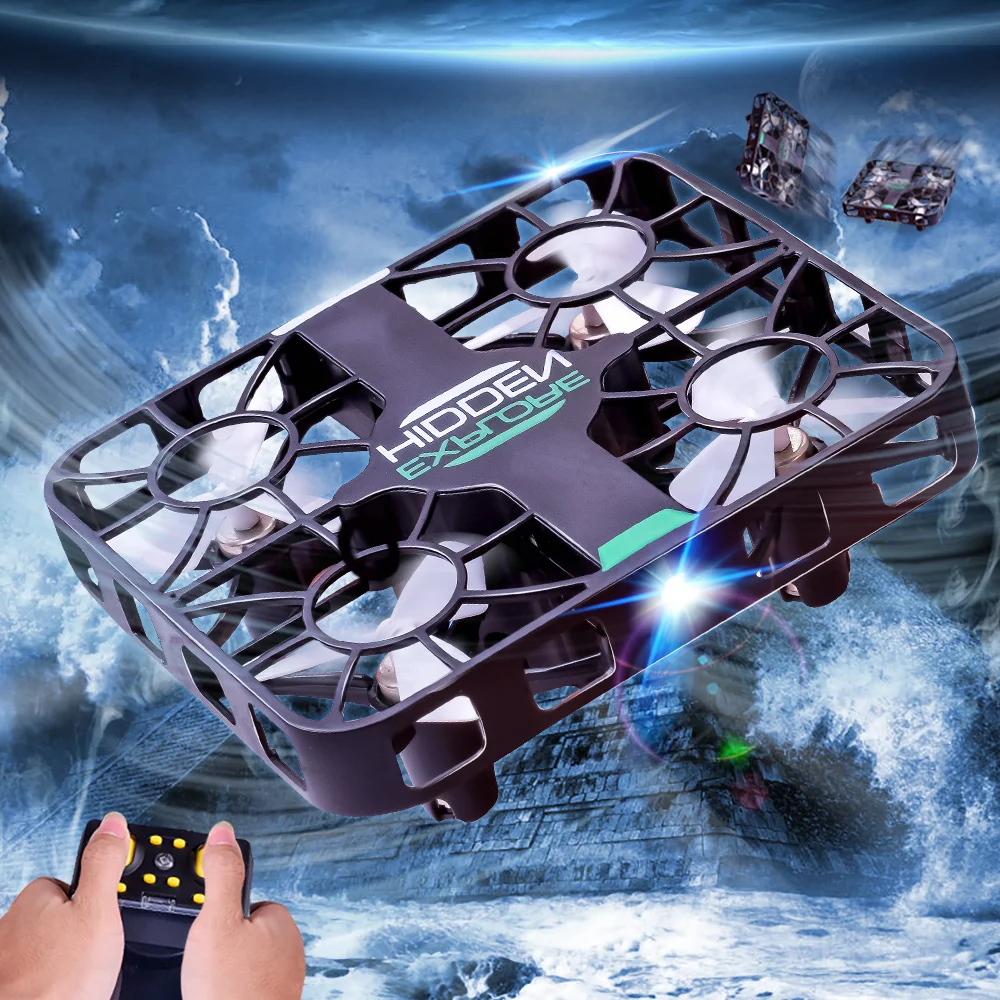 Мини Дрон UFO Квадрокоптер WiFi FPV Дроны с камерой HD высота удержания Crashworthy