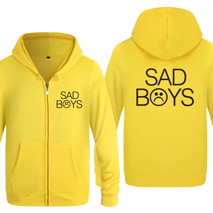 Sad Boys YUNG LEAN Rock толстовки для любителей музыки мужские 2018 флисовые на молнии с
