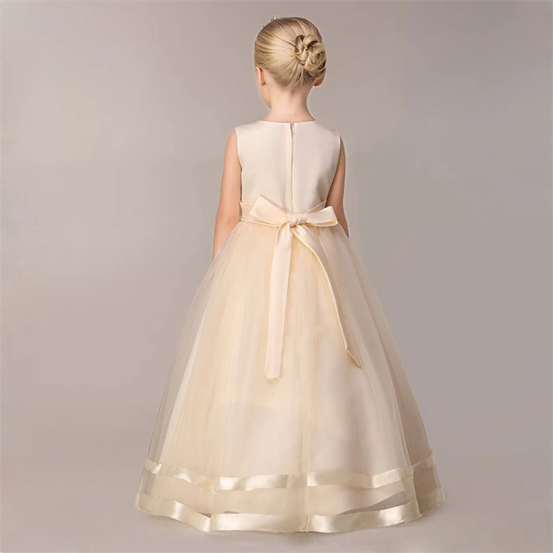 Платья для девочек лето 2017 г. нарядное свадебное платье девочек-подростков