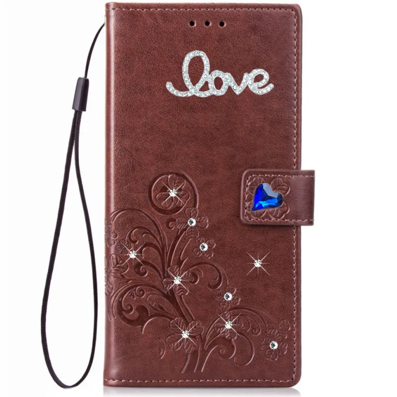 Любовью Синий bling из искусственной кожи чехол портмоне для samsung Galaxy Note 9 8 телефона