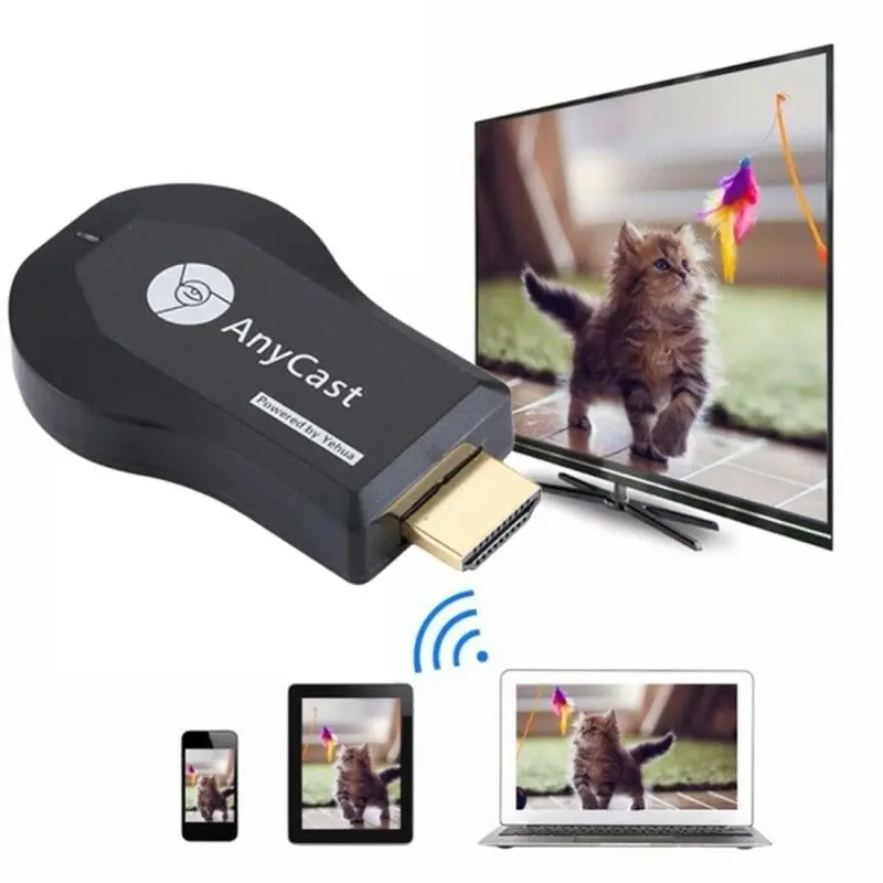 Hessy mirascreen M9 плюс беспроводной WiFi Дисплей Dongle приемник трансляции записи HDMI ТВ палка с Google Home хром соглашение для Netflix