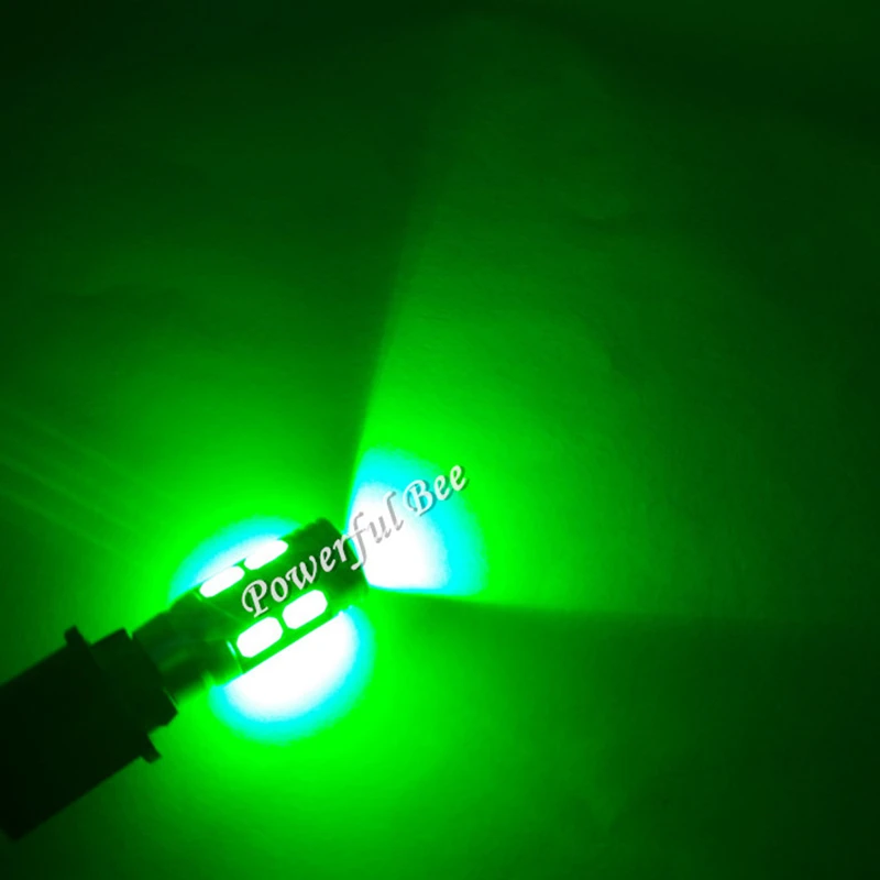 2 x CANBUS T10/w5w 10SMD 5W светодиодные зазоры Белый Желтый Янтарный зеленый розовый ошибка