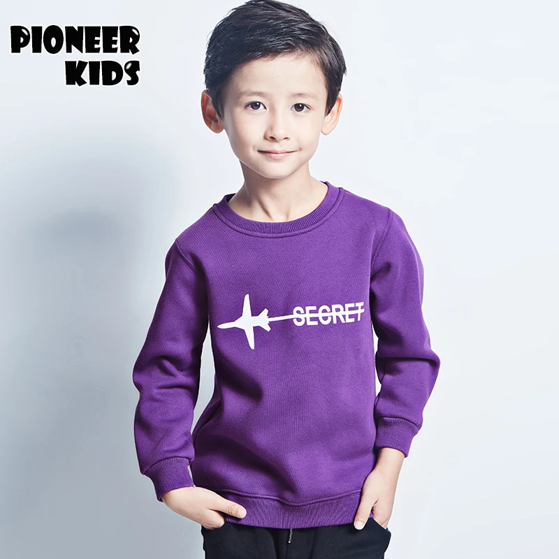 Pioneer Kids/толстовки для подростков От 4 до 16 лет мальчиков зимние хлопковые модные