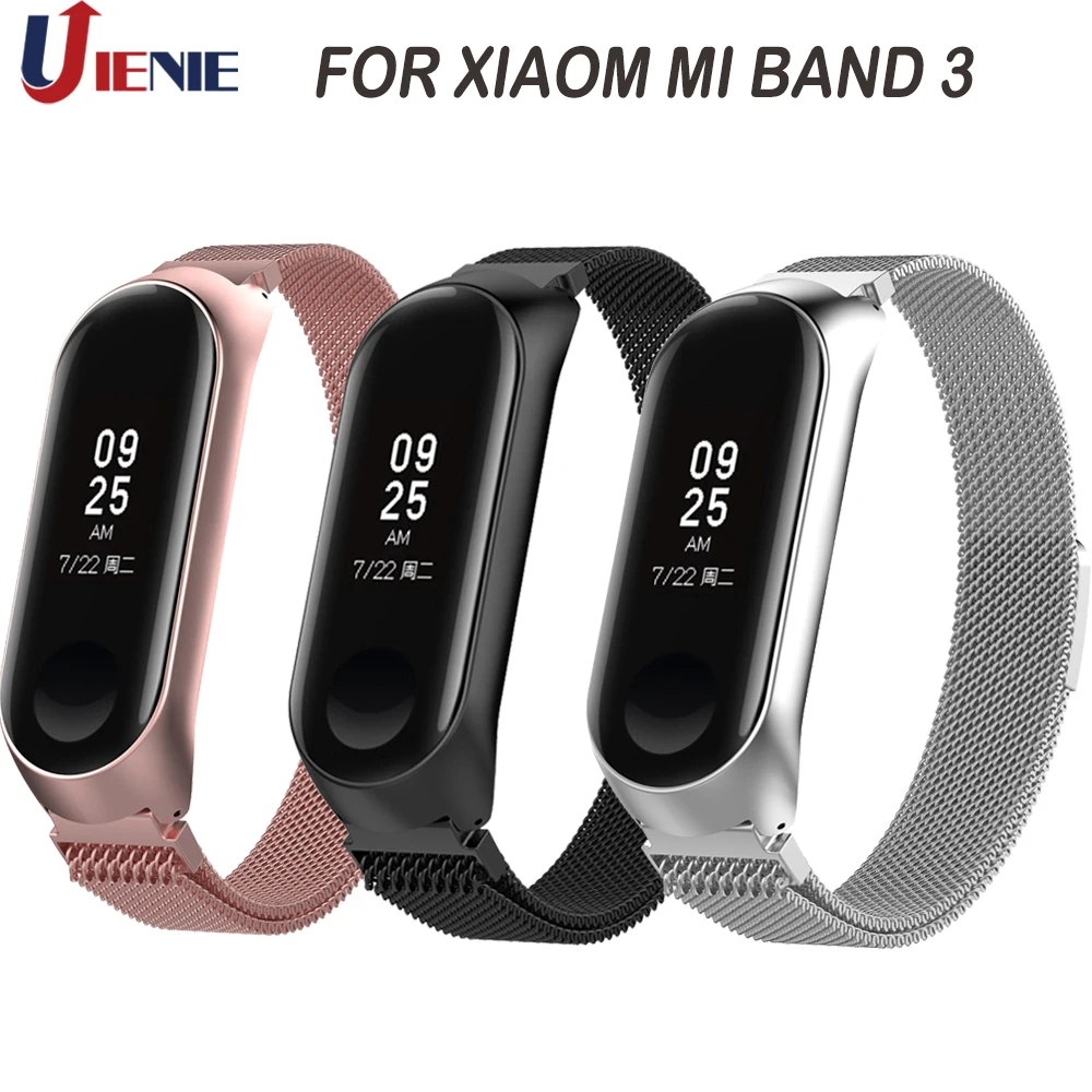 Ремешок для часов Xiaomi Mi Band 4 Miband 3 ремешок Смарт часы браслет Миланская