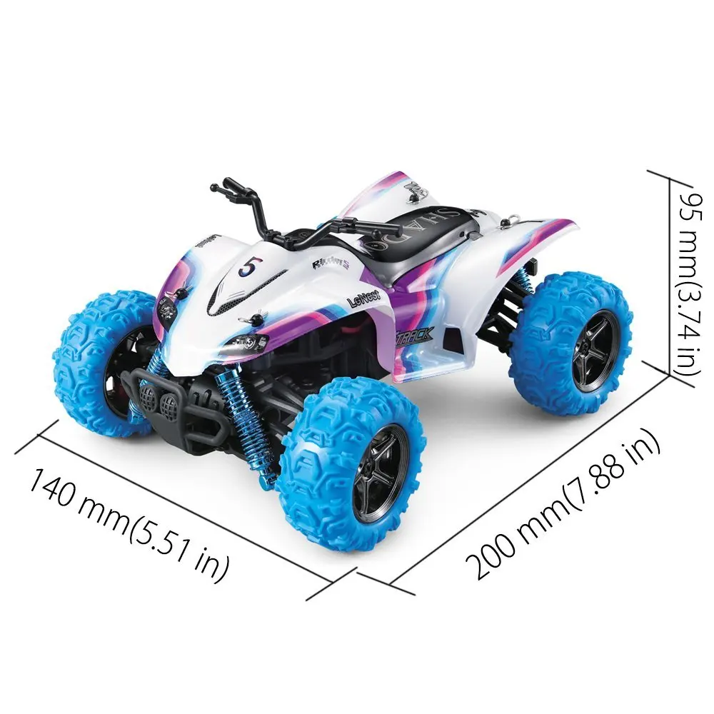 Радиоуправляемая машинка для детей высокая скорость 4WD 1:24 40 км/ч 2 4G 5 с