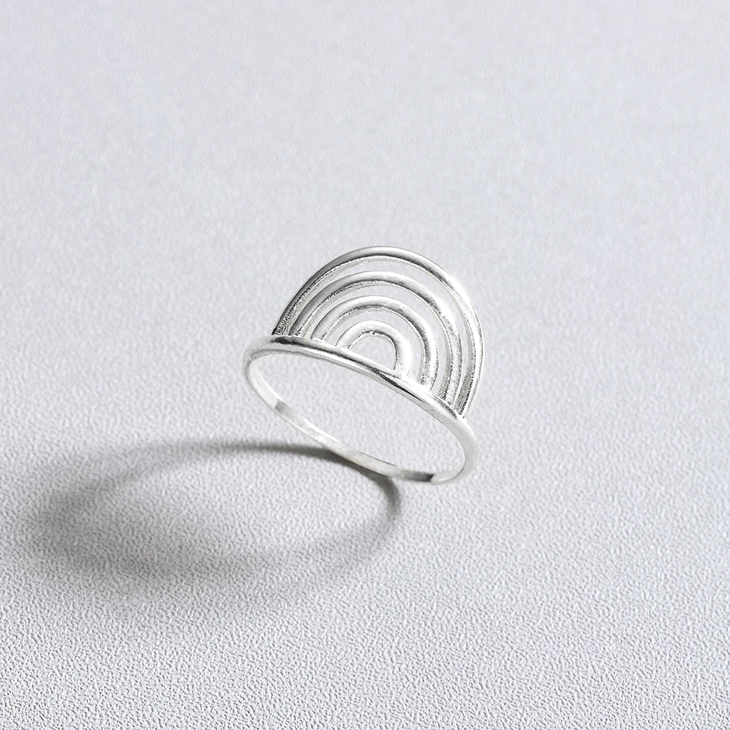 Kinitial индивидуальность полукруг Дизайн кольцо новая Золотая Серебряная корона