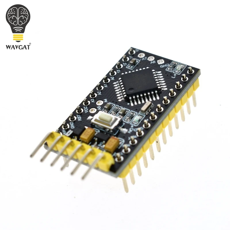 WAVGAT Pro Mini ATMEGA328P 328 мини ATMEGA328 5V 16MHz для arduino Nano Микро контрольная плата