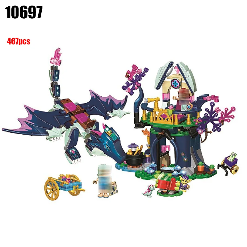 Bela Elves 10549 Dragon Sanctuary строительные блоки DIY Развивающие игрушки совместимы с 41178 друзьями