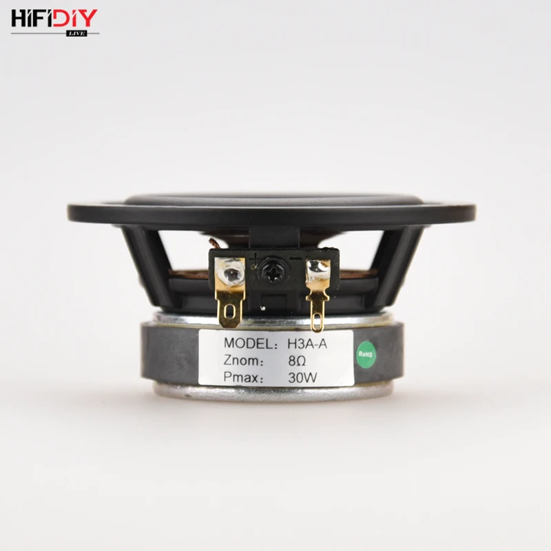 HIFIDIY LIVE hifi 3,6 3,5 дюймов 93 мм полночастотный динамик 8 Ом 30 вт высокий альт бас громкоговоритель H3A-A