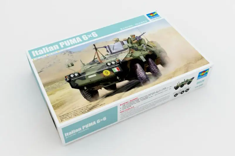 Trumpet 05526 1:35 Italy PUMA 6 x 6 wheeled armored vehicle Assembly model
Trumpet 05526 1:35 Italy PUMA 6 x 6 wheeled armored vehicle Assembly model