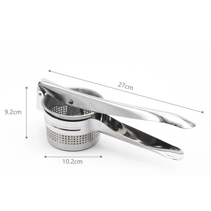 QuickDone Нержавеющая сталь для картофельного пюре Ricer ручная соковыжималка