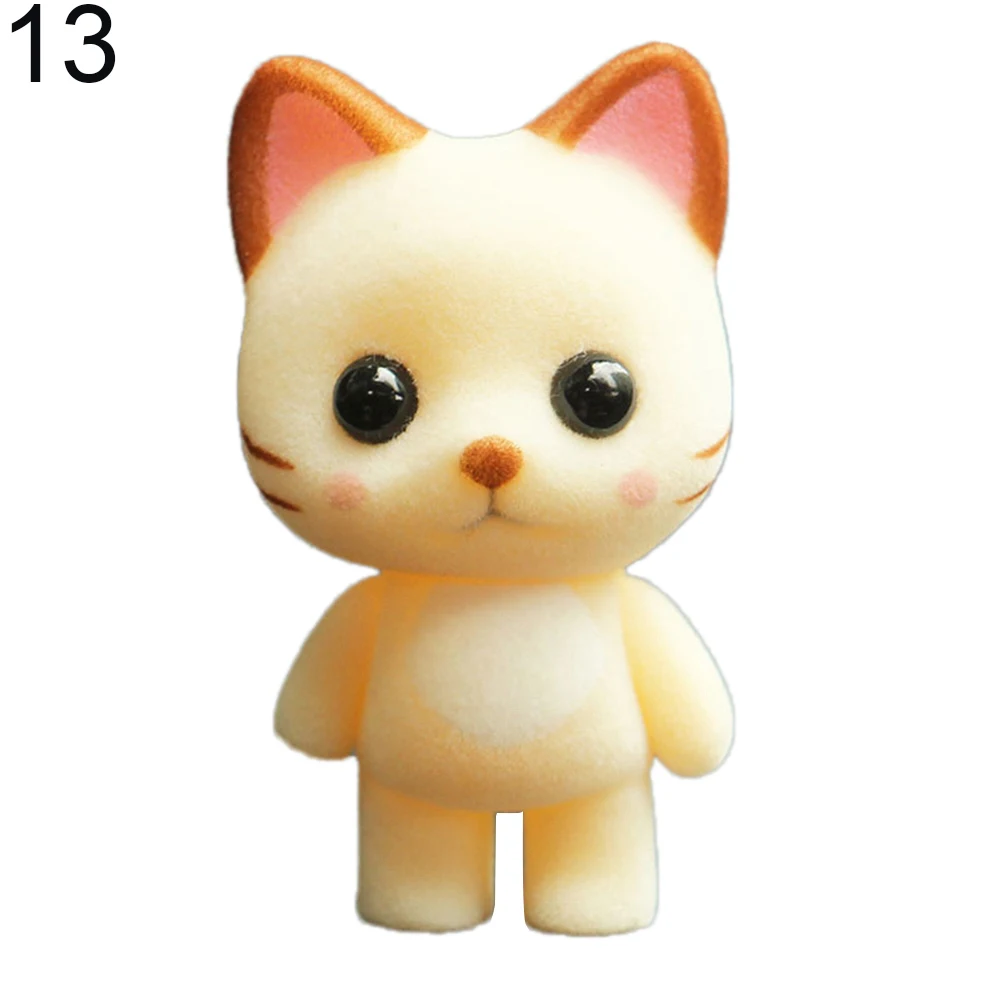 Украшение для автомобиля милая флокирующая кукла имитация медведя пингвина