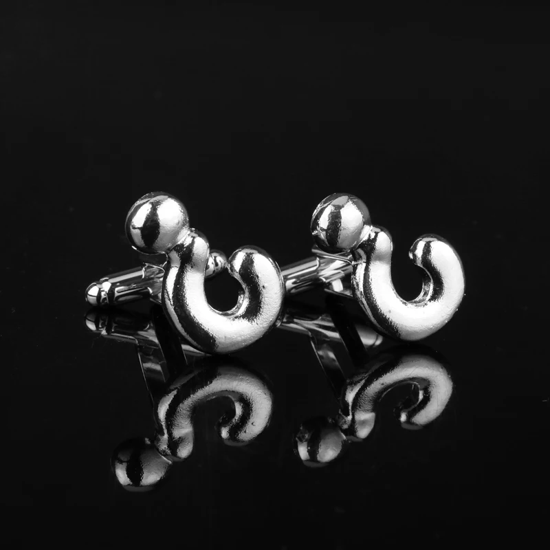 Запонки для рубашки забавные запонки с вопросом новинка 2017 модные крутые