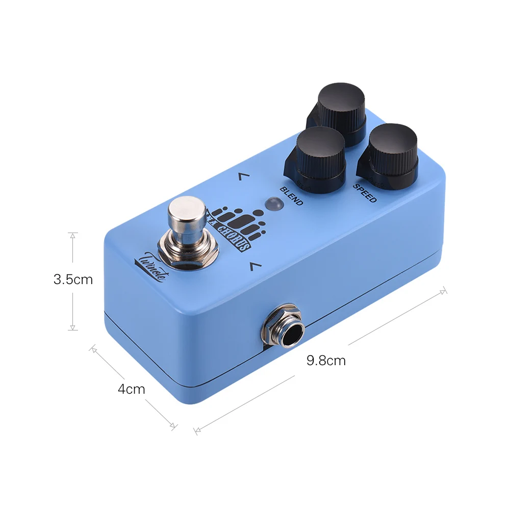 Twinote ANA CHORUS Mini Analog Chorus Guitar Effect Pedal Processsor Full Metal Shell with True Bypass | Спорт и развлечения
