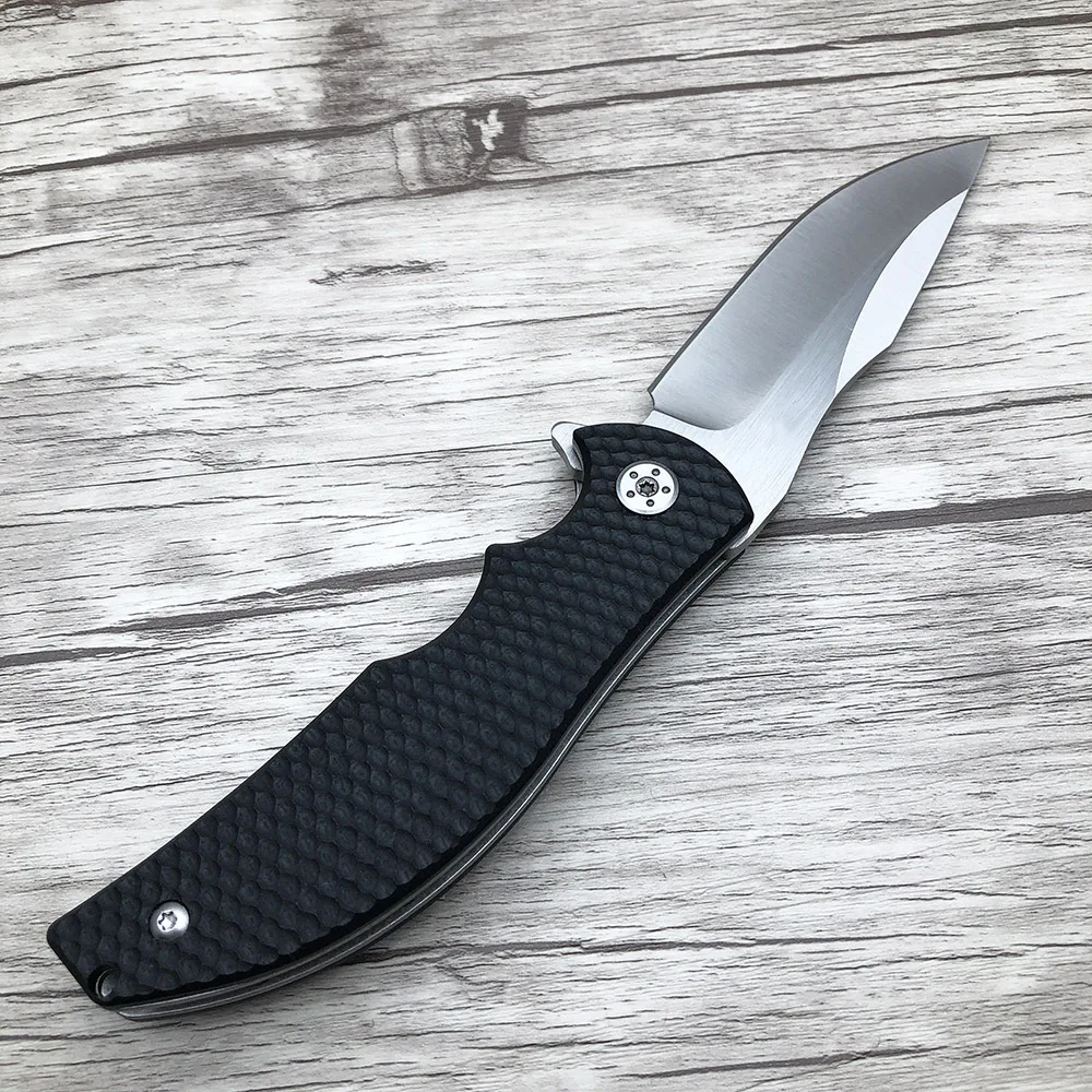 ZZSQ ZT0606 тактический складной нож 8cr13mov лезвие G10 деревянная ручка для кемпинга выживания карманные ножи шарикоподшипник Открытый Инструменты
