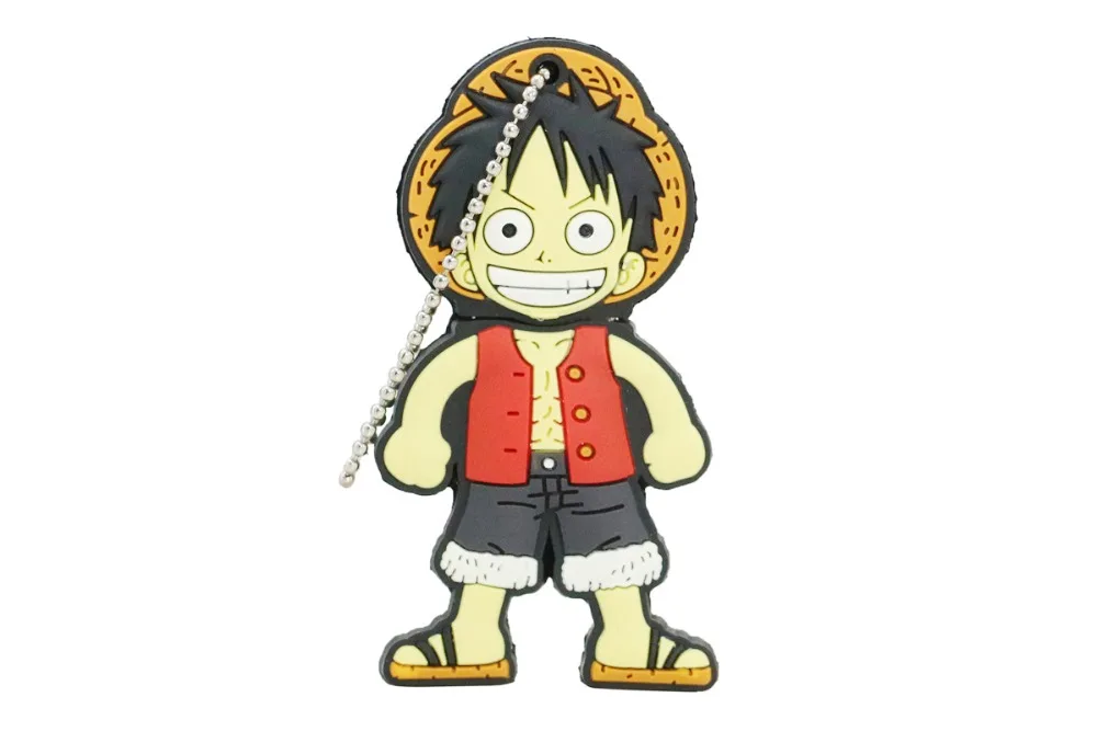 JASTER one piece 64 Гб USB флеш-накопитель 4 ГБ USB 2,0 Мультфильм Луффи U диск 16 Гб флэш-накопитель 32 Гб Флешка 8 Гб 128 ГБ USB карта памяти