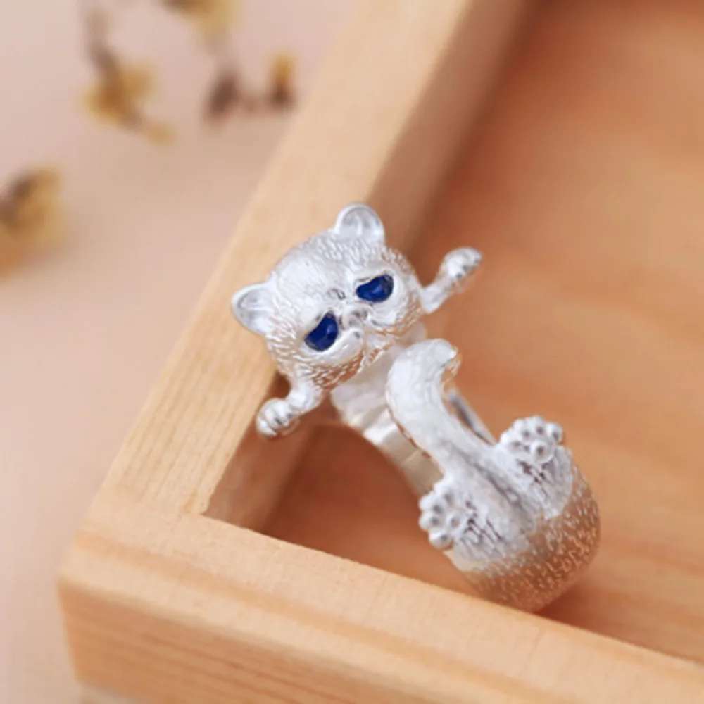 Модный дизайн милый кот обруч для женщин девушек свободный размер регулируемые