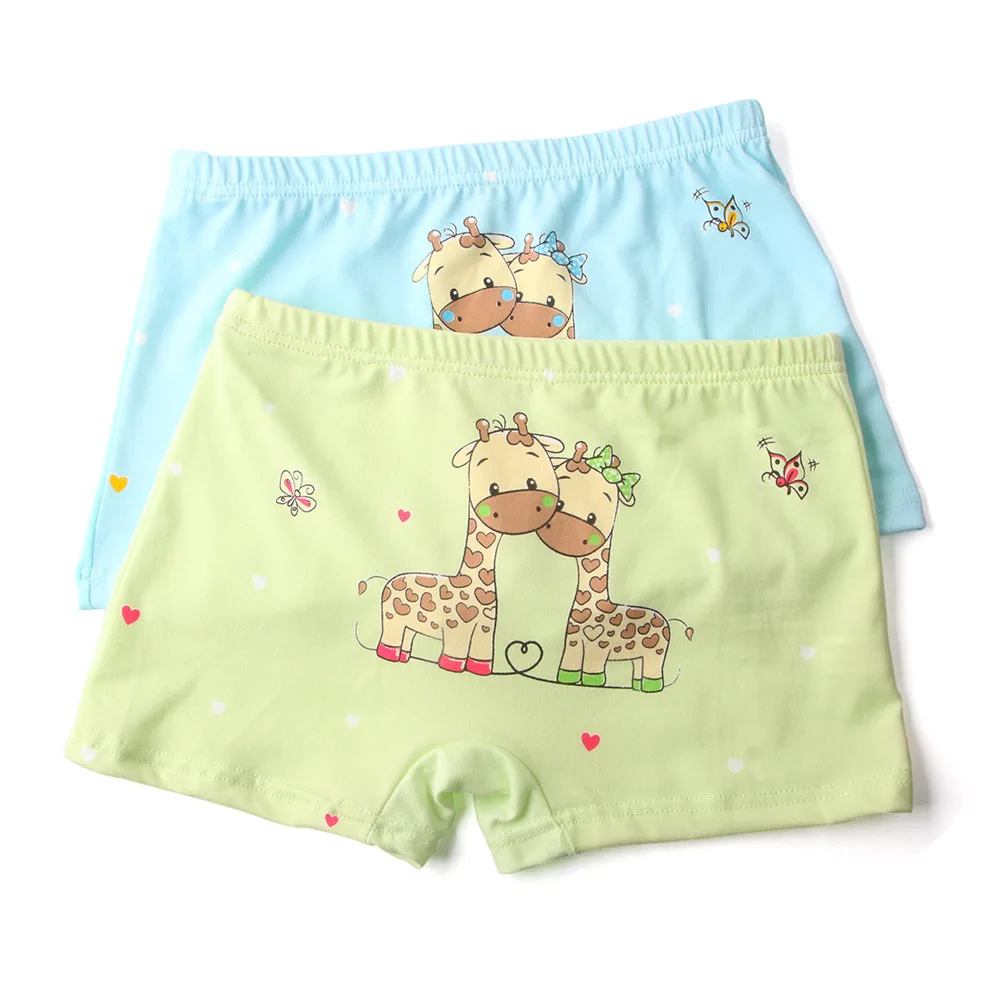 Трусики с жирафом для пары 5 шт./Лот нижнее белье подростков трусы боксеры девочек