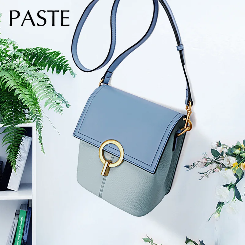 2019 летняя сумка -ведро из натуральной кожи с широким ремешком на плечо 100%