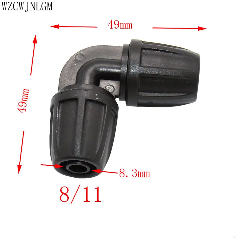 4 шт. шланг для полива сада 8 / 11 мм|connector garden|irrigation accessoriesgarden hose accessories |