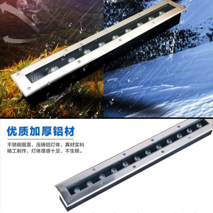 YRANK IP67 9W 12W 15W 18W LED подземный прямоугольный парк квадратный двор водонепроницаемое наружное освещение LED похороненные лампы