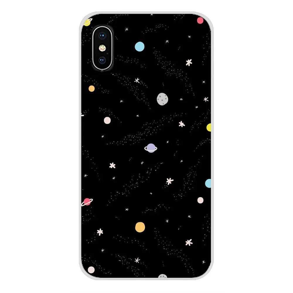 Космические Планеты космический корабль луна звезды для Xiaomi Redmi Note 6A MI8 Pro S2 A2 Lite Se
