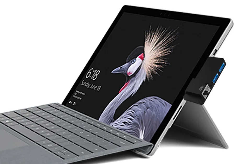 ISky Зарядка Док-станция для microsoft поверхности Pro3 Pro4 Pro5 Pro6 док-станция для хаб-конвертер Внешний USB расширяет LAN Ethernet Порты и разъёмы