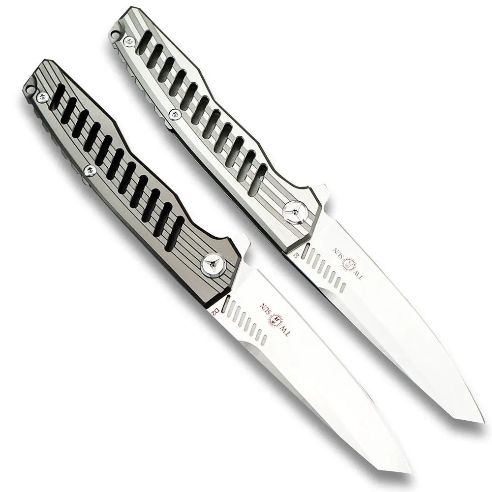 Складной нож TWOSUN d2 карманный ножи для выживания походный охотничий инструмент