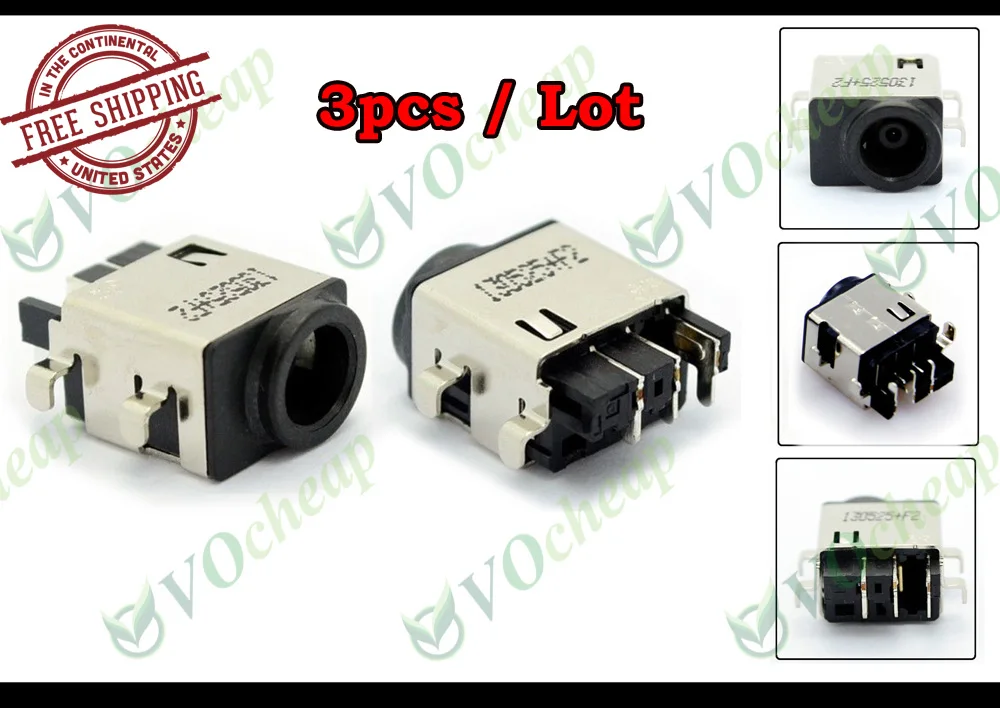 3x Разъем питания постоянного тока для ноутбука SAMSUNG NP NT RC420 RC510 RC520 RC710 RC720 RF510 RF511 RF710