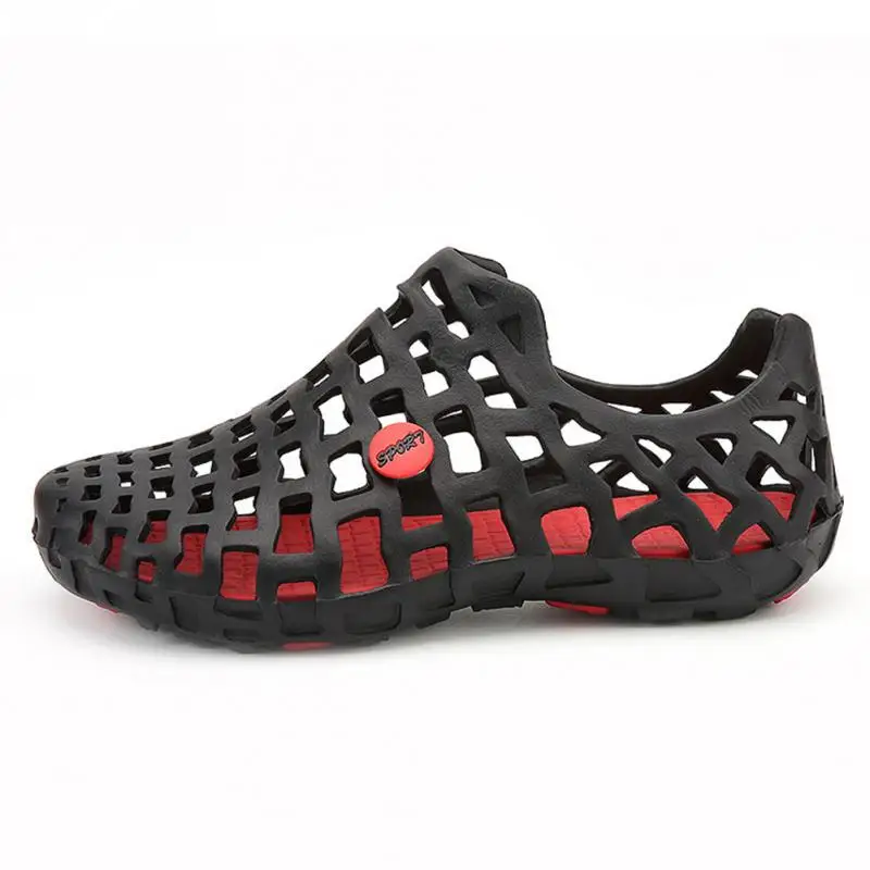 Дышащие пляжные сандалии унисекс для пар мужская обувь с отверстиями сада -