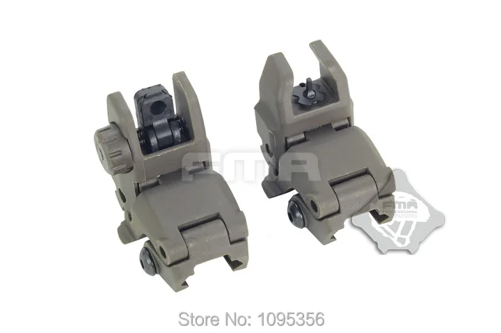 OD Бесплатная доставка Охотничий Тактический Gen передний и задний складной прицел