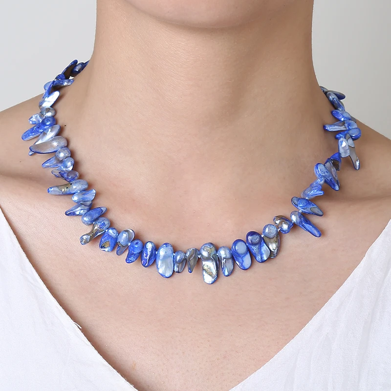 ZHIXI Африканский жемчуг искусственная Свадебная вечеринка натуральный чокер