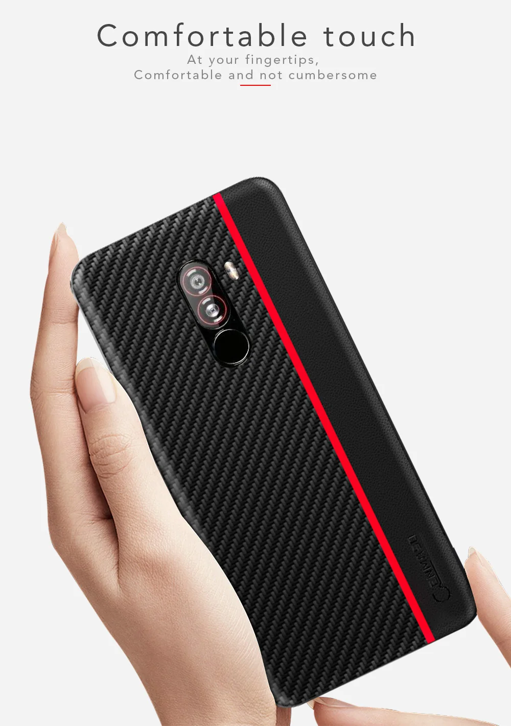 Для Xiaomi mi Pocophone F1 чехол из волокнистой кожи Силиконовый Мягкий противоударный чехол для Xiao mi Pocophone F1 чехол Capas Fundas