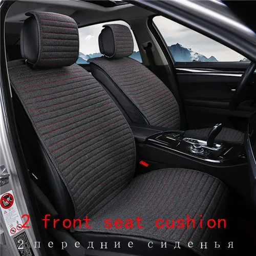 2 front Black Red 2 шт Чехол коврик для защиты автомобильного сиденья Универсальные/O SHI автомобильные чехлы для сидений подходят Kia и т. д. Большинство автомобильных интерьеров, грузовиков, внедорожников или фургонов - Название цвета: 2 front Black Red