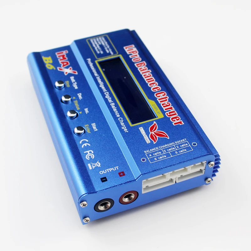 Зарядное устройство IMAX B6 80 Вт 2S ~ 6S Lipo для радиоуправляемого вертолета самолета