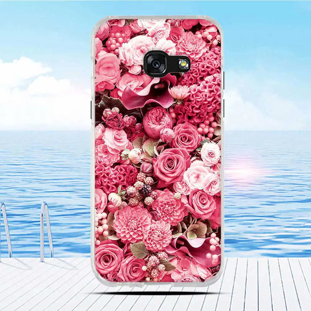 For Samsung Galaxy A3 2017 A320F Case Cartoon 3D Relief Printing Pattern Back Cover TPU Soft Silicone | Мобильные телефоны и