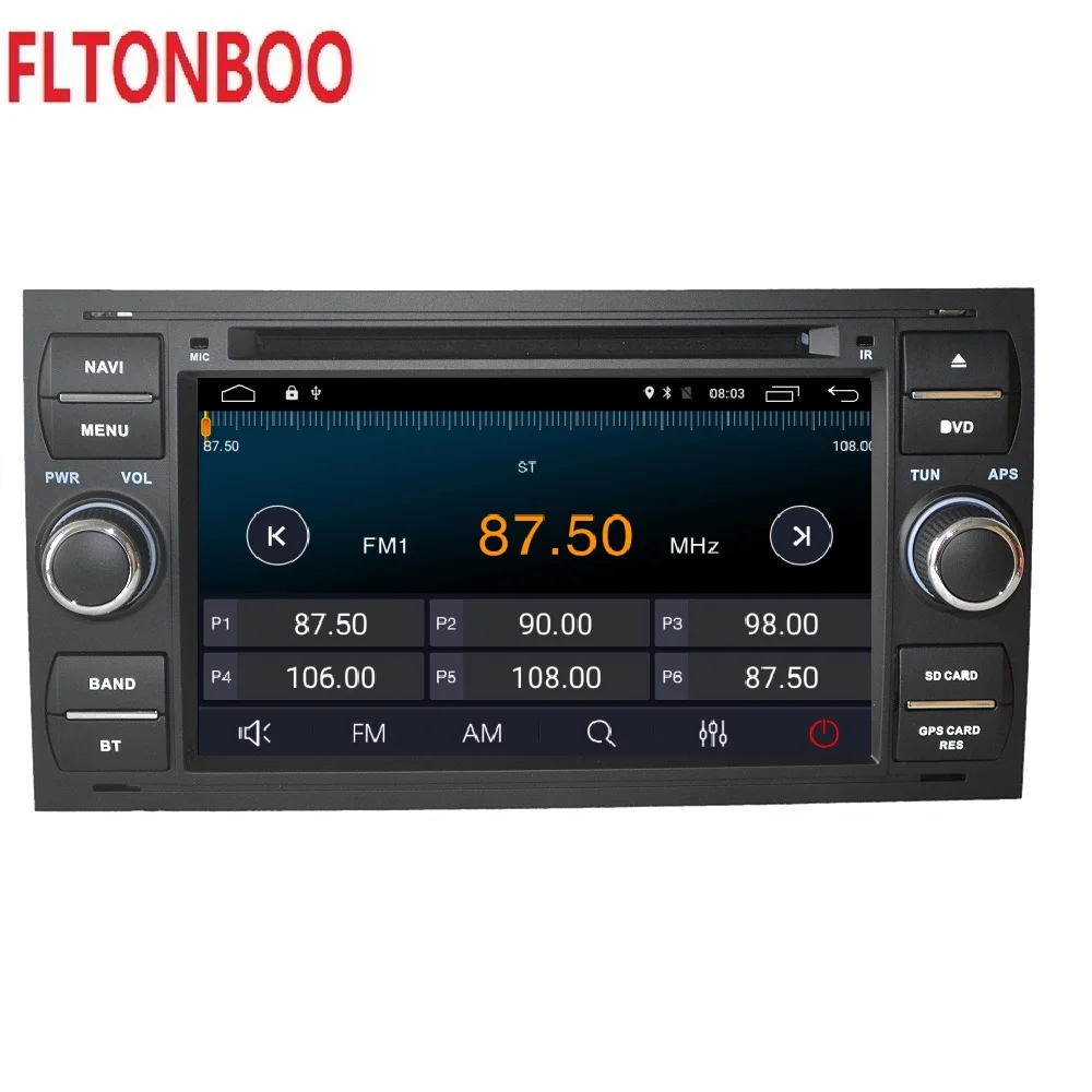 7 "Android 10 автомобильный радиоприемник с навигацией GPS dvd плеер для Ford focus s max bluetooth