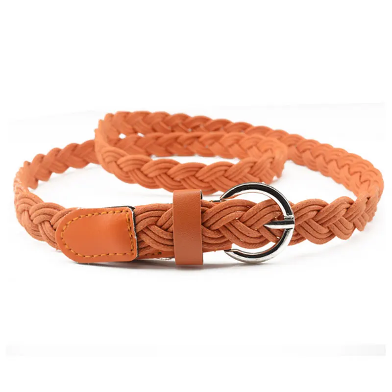 Ремень из искусственной кожи для женщин винтажный пояс пеньковой веревки