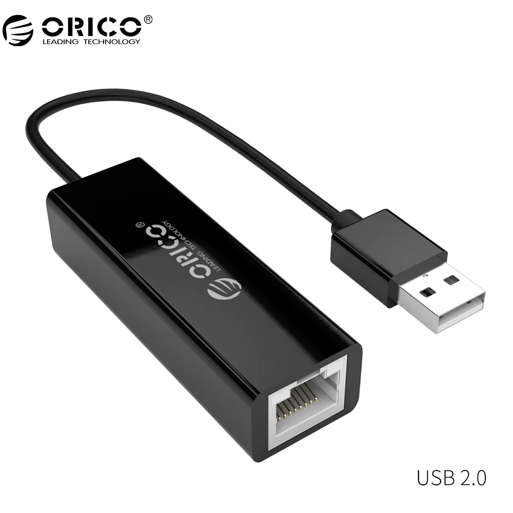 USB 2 ORICO UTJ USB 3,0 гигабитный Ethernet адаптер USB для RJ45 lan сетевая карта для Windows 10 8 8,1 7 XP Mac OS ноутбук ПК-черный - Цвет: USB 2