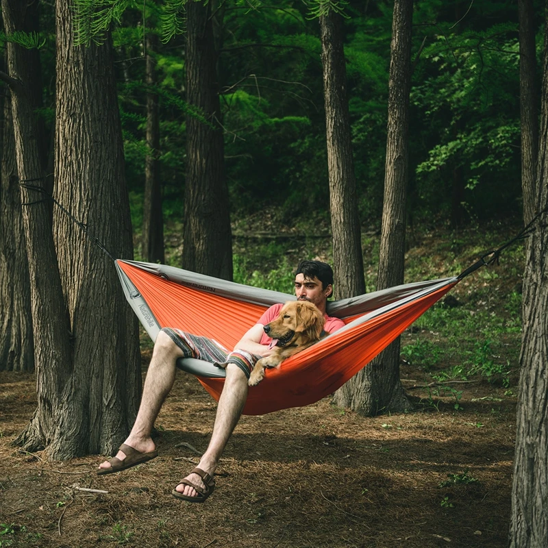 NatureHike открытый Крытый надувной трубчатый гамак спальный тент одиночный двойной