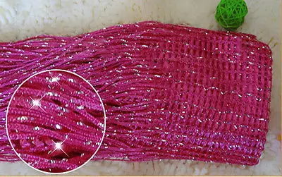 13 Цветов кисточкой Серебристая шелковая нить окна двери делителя занавески