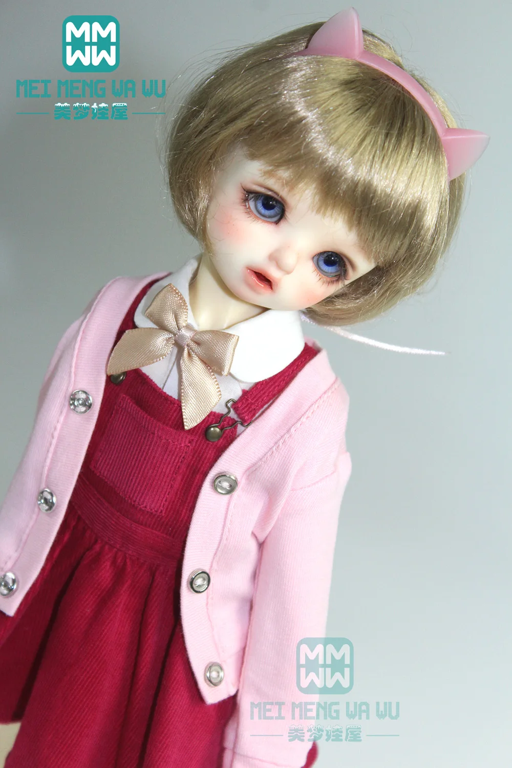 Одежда для куклы подходит 30 см 1/6 BJD YOSD кукла модное платье на бретелях розовый