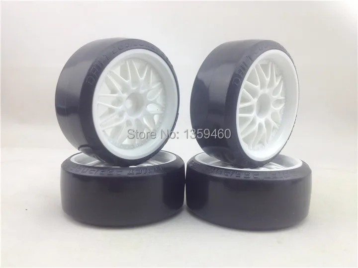 Предварительно склеенный Новый 4 шт. RC ковер шины для дрифта обод колеса с шиной