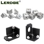 Запчасти для 3D-принтера LERDGE, крепежный кронштейн для винтовой гайки, аксессуары для принтера сделай сам, листовой соединитель, алюминиевый блок, 5 шт. и 10 шт.