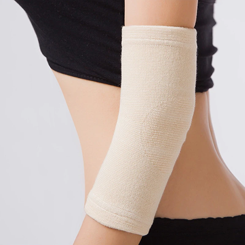 Турмалин черный коричневый налокотник поддержка рукава вязанный Магнитный Уход