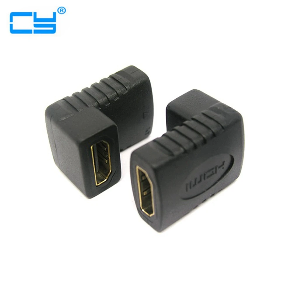HDMI адаптер удлинитель Женский прямой/локоть разъем предотвращает затухание
