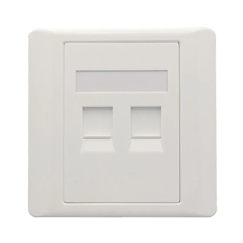 86 Тип сети CAT6 RJ45 розетка для стены с CAT3 RJ11 Телефонная настенная пластина розетка Keystone Лицевая панель для дома