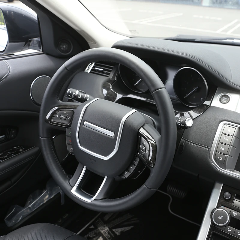 Для Land Rover Range Evoque Аксессуары для интерьера 2012 2017 ABS хром руль декоративные полосы